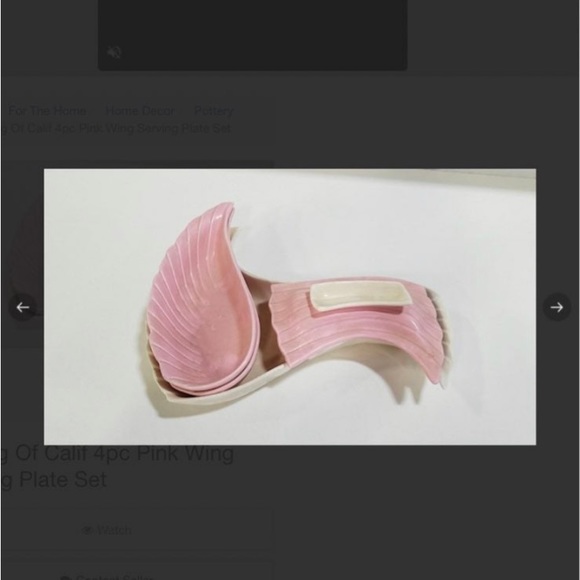 Vintage HOENIG of California MCM chip and dip set. Includes wooden lazy susan! - Picture 2 of 6